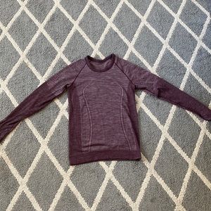 Lulu lemon Maroon Long Sleeve